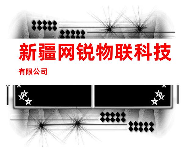 新疆网锐物联科技有限公司